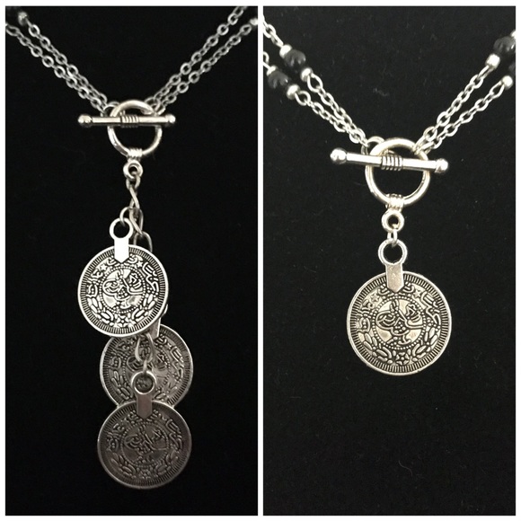 🎉HP🎉 2 Ways to Wear Handmade - Coin Pendant - Picture 2 of 4